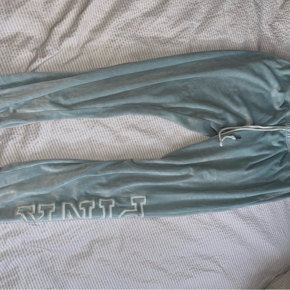 PINK Victoria's Secret Light Blue Joggers